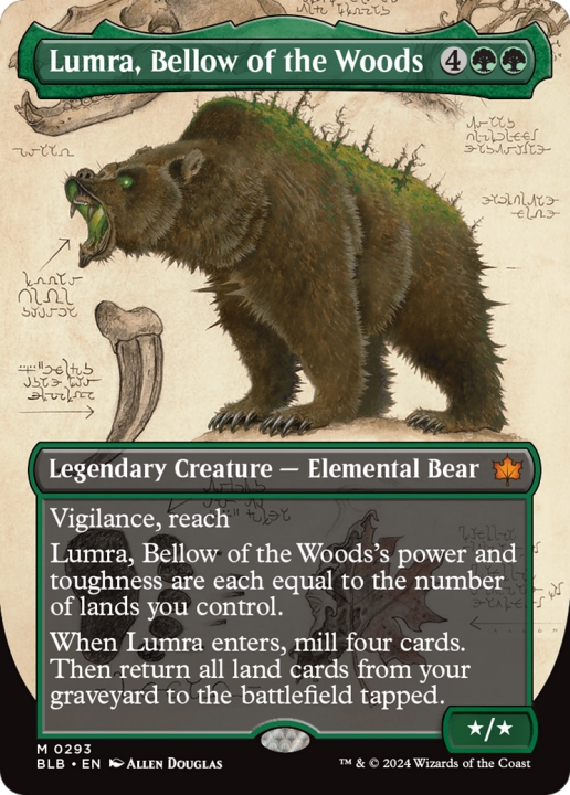 Lumra, Bellow of the Woods in the group Magic the Gathering / Sets / Bloomburrow at Proxyprinters.com (96507)