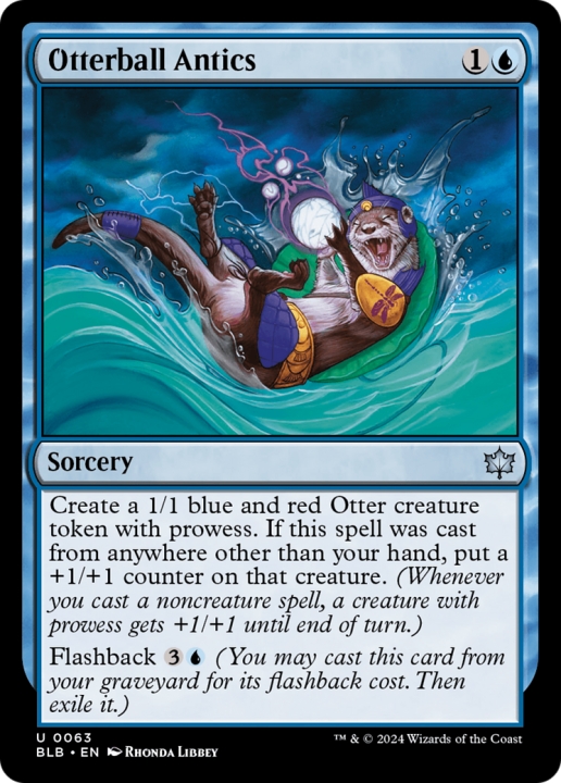 Otterball Antics in the group Magic the Gathering / Sets / Bloomburrow at Proxyprinters.com (96516)