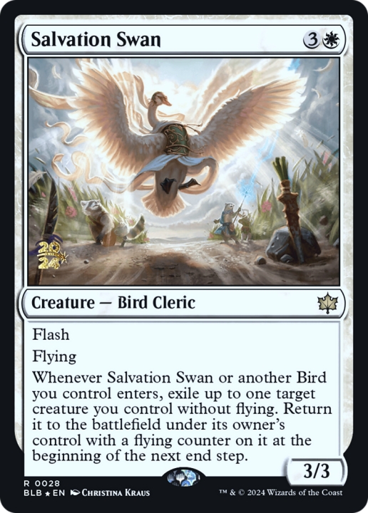 Salvation Swan in the group Magic the Gathering / Sets / Bloomburrow Promos at Proxyprinters.com (96524)