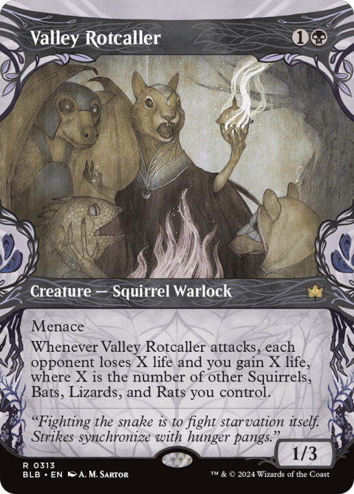 Valley Rotcaller in the group Magic the Gathering / Sets / Bloomburrow at Proxyprinters.com (96527)