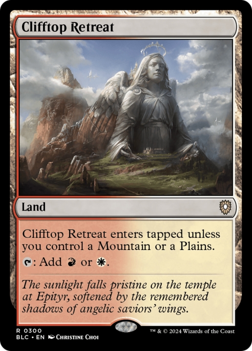 Clifftop Retreat in the group Magic the Gathering / Sets / Bloomburrow Commander at Proxyprinters.com (96529)