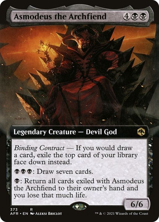 Asmodeus the Archfiend in the group Magic the Gathering / Sets / Adventures in the Forgotten Realms at Proxyprinters.com (9653)