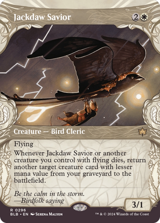 Jackdaw Savior in the group Magic the Gathering / Sets / Bloomburrow at Proxyprinters.com (96535)