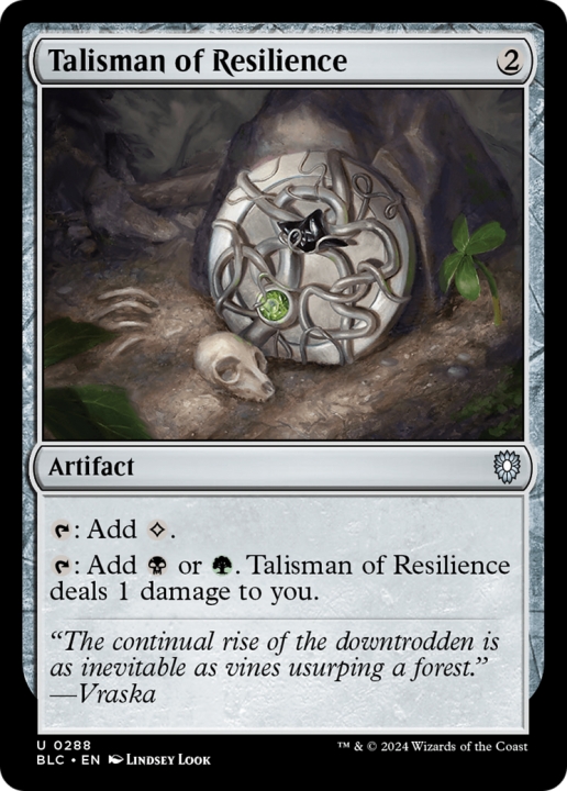 Talisman of Resilience in the group Magic the Gathering / Sets / Bloomburrow Commander at Proxyprinters.com (96558)