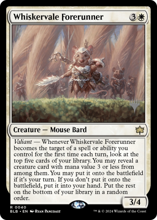 Whiskervale Forerunner in the group Magic the Gathering / Sets / Bloomburrow Promos at Proxyprinters.com (96576)