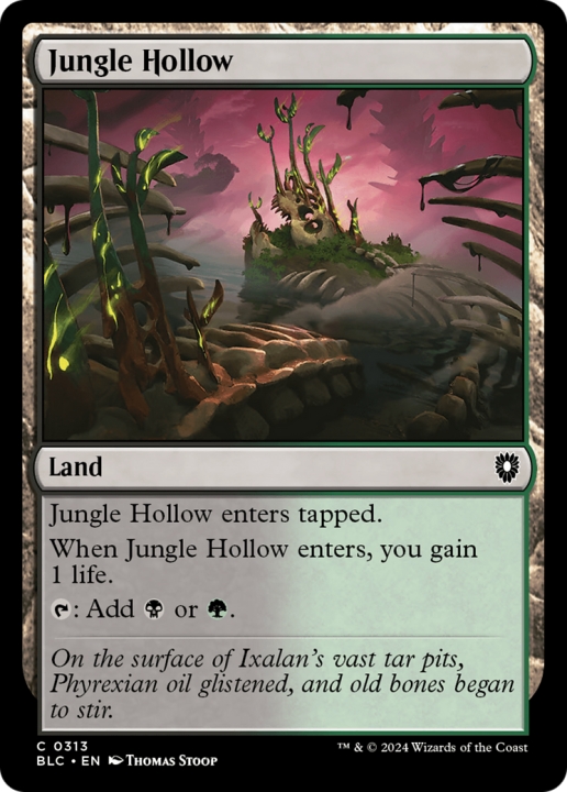 Jungle Hollow in the group Magic the Gathering / Sets / Bloomburrow Commander at Proxyprinters.com (96603)