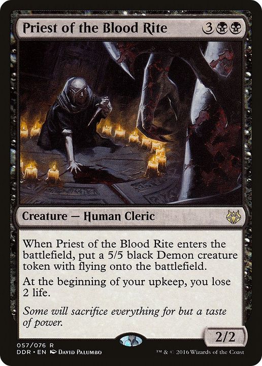 Priest of the Blood Rite in the group Magic the Gathering / Types / Creatures / Human at Proxyprinters.com (9661)