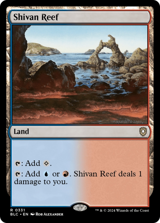 Shivan Reef in the group Magic the Gathering / Sets / Bloomburrow Commander at Proxyprinters.com (96623)