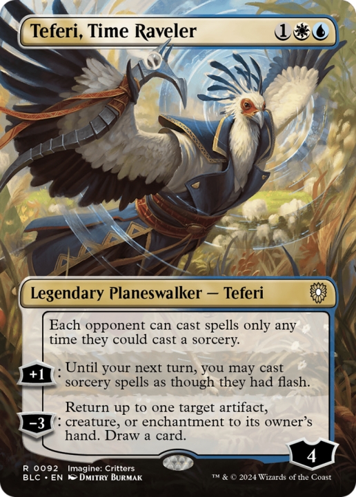 Teferi, Time Raveler in the group Magic the Gathering / Sets / Bloomburrow Commander at Proxyprinters.com (96627)