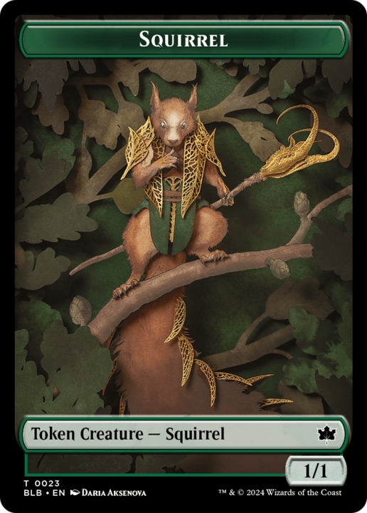 Squirrel in the group Magic the Gathering / Sets / Bloomburrow Tokens at Proxyprinters.com (96628)