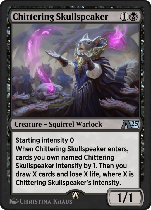 Chittering Skullspeaker in the group Magic the Gathering / Sets / Alchemy: Bloomburrow at Proxyprinters.com (96632)