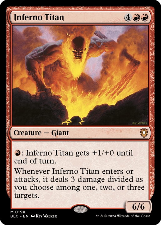 Inferno Titan in the group Magic the Gathering / Sets / Bloomburrow Commander at Proxyprinters.com (96635)