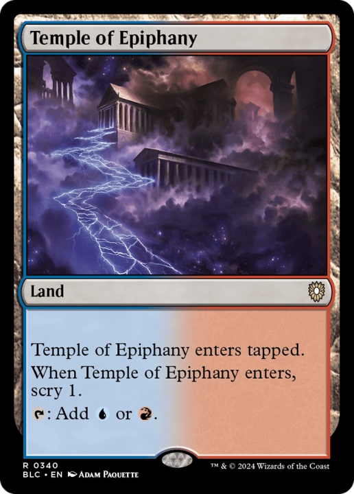 Temple of Epiphany in the group Magic the Gathering / Sets / Bloomburrow Commander at Proxyprinters.com (96636)