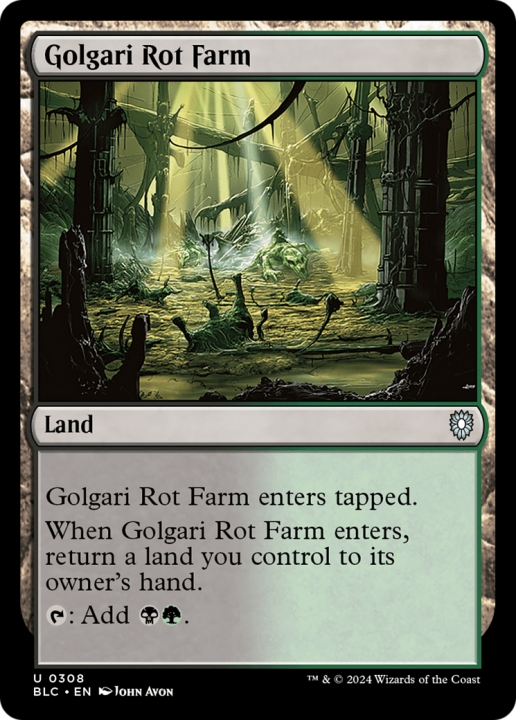 Golgari Rot Farm in the group Magic the Gathering / Sets / Bloomburrow Commander at Proxyprinters.com (96660)