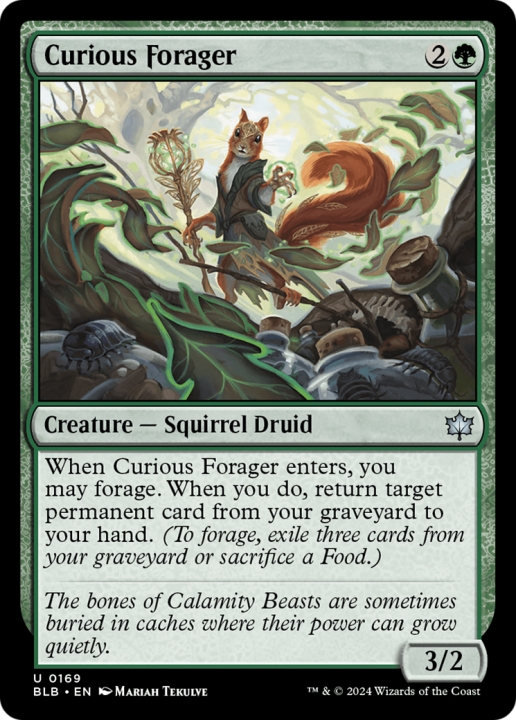 Curious Forager in the group Magic the Gathering / Sets / Bloomburrow at Proxyprinters.com (96684)