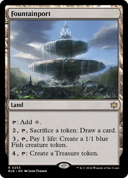 Fountainport in the group Magic the Gathering / Sets / Bloomburrow at Proxyprinters.com (96689)