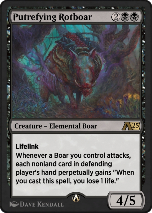 Putrefying Rotboar in the group Magic the Gathering / Sets / Alchemy: Bloomburrow at Proxyprinters.com (96691)