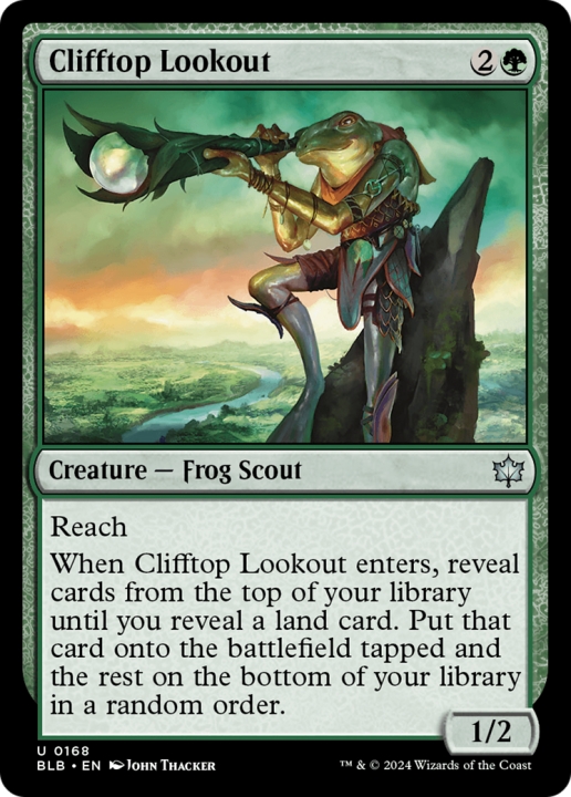 Clifftop Lookout in the group Magic the Gathering / Sets / Bloomburrow at Proxyprinters.com (96692)