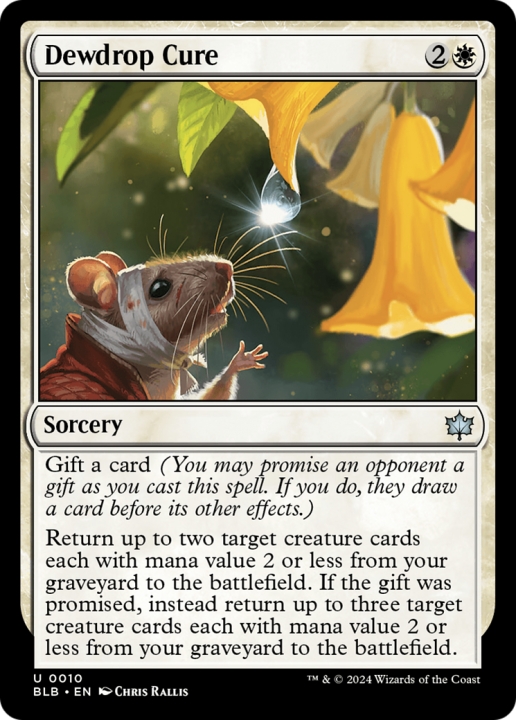 Dewdrop Cure in the group Magic the Gathering / Sets / Bloomburrow at Proxyprinters.com (96693)