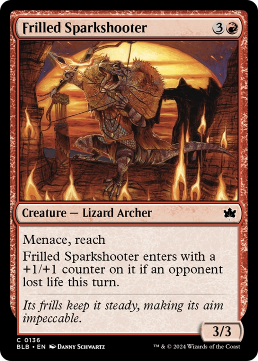 Frilled Sparkshooter in the group Magic the Gathering / Sets / Bloomburrow at Proxyprinters.com (96695)