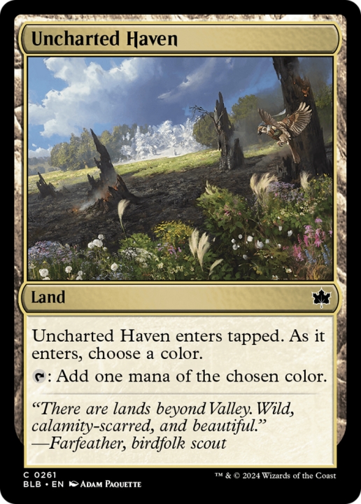 Uncharted Haven in the group Magic the Gathering / Sets / Bloomburrow at Proxyprinters.com (96698)