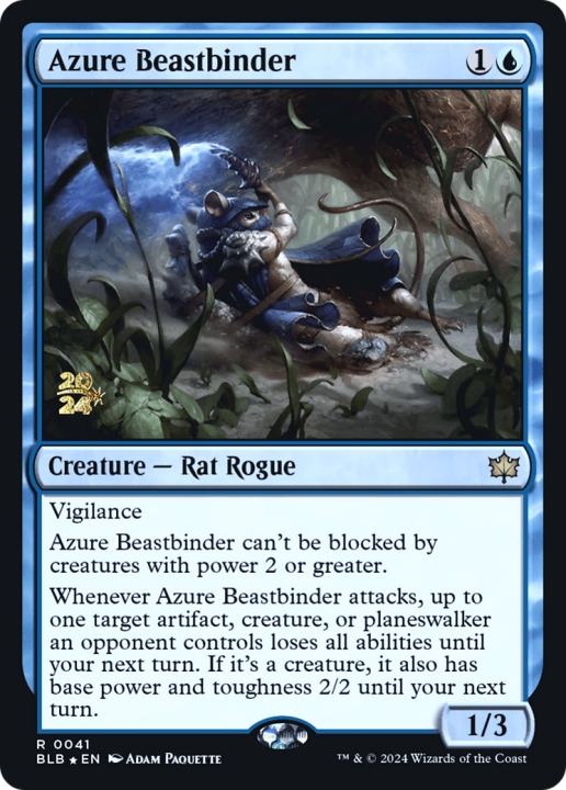 Azure Beastbinder in the group Magic the Gathering / Sets / Bloomburrow Promos at Proxyprinters.com (96701)