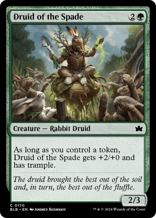 Druid of the Spade in the group Magic the Gathering / Sets / Bloomburrow at Proxyprinters.com (96706)