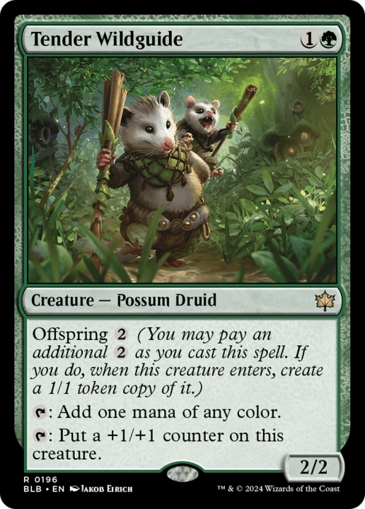 Tender Wildguide in the group Magic the Gathering / Sets / Bloomburrow at Proxyprinters.com (96708)