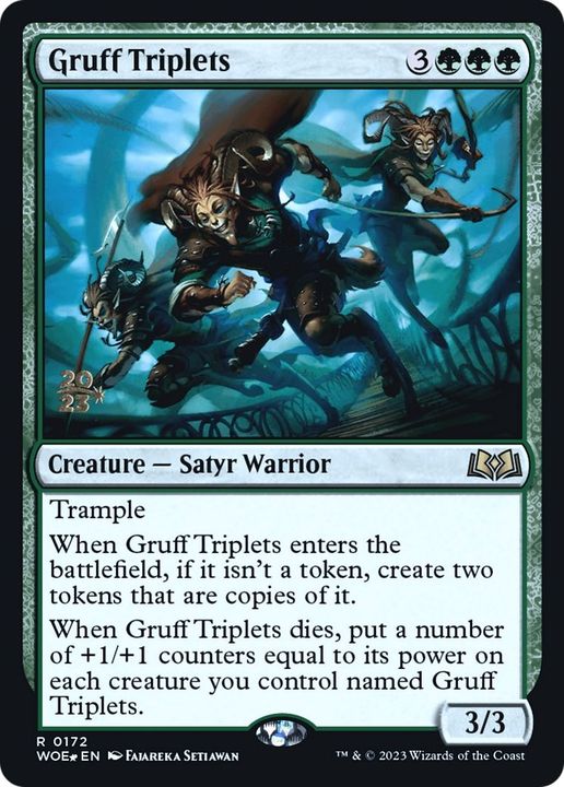 Gruff Triplets in the group Magic the Gathering / Types / Creatures / Warrior at Proxyprinters.com (9671)