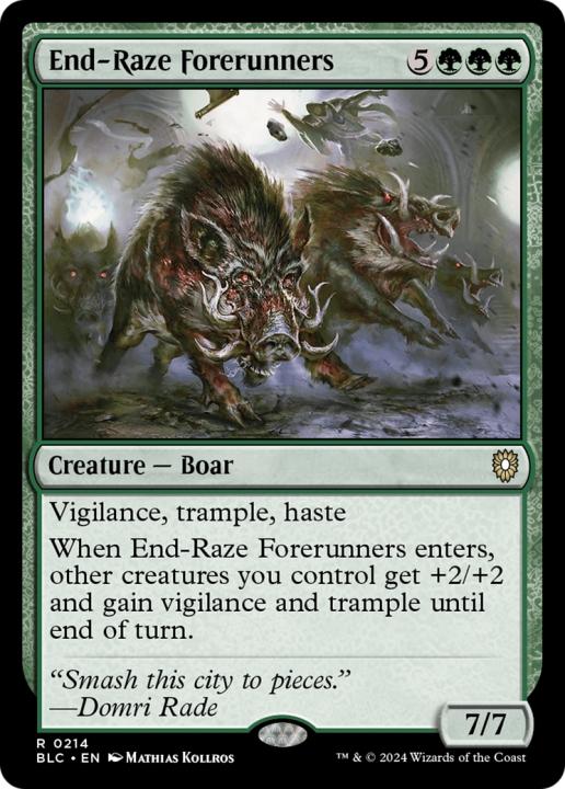 End-Raze Forerunners in the group Magic the Gathering / Sets / Bloomburrow Commander at Proxyprinters.com (96718)