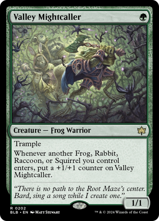 Valley Mightcaller in the group Magic the Gathering / Sets / Bloomburrow at Proxyprinters.com (96734)