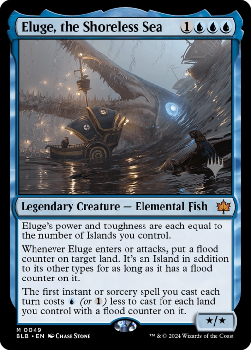 Eluge, the Shoreless Sea in the group Magic the Gathering / Sets / Bloomburrow Promos at Proxyprinters.com (96739)