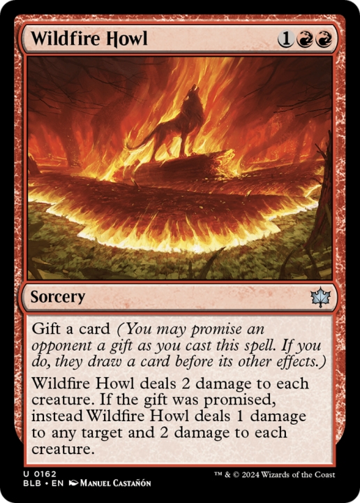 Wildfire Howl in the group Magic the Gathering / Sets / Bloomburrow at Proxyprinters.com (96740)