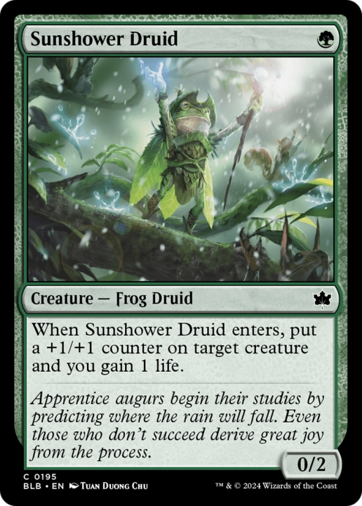 Sunshower Druid in the group Magic the Gathering / Sets / Bloomburrow at Proxyprinters.com (96750)