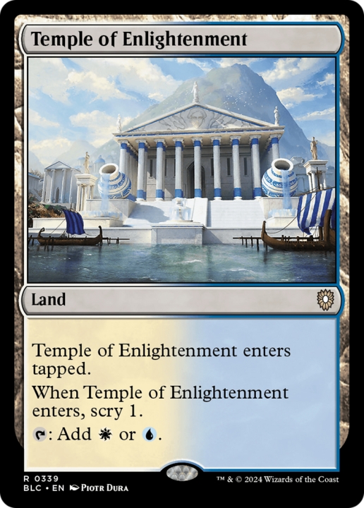 Temple of Enlightenment in the group Magic the Gathering / Sets / Bloomburrow Commander at Proxyprinters.com (96764)