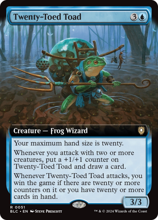 Twenty-Toed Toad in the group Magic the Gathering / Sets / Bloomburrow Commander at Proxyprinters.com (96777)