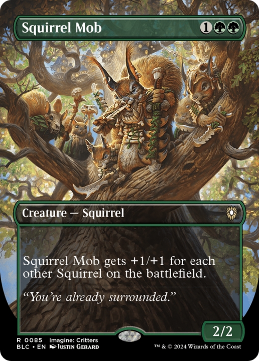 Squirrel Mob in the group Magic the Gathering / Sets / Bloomburrow Commander at Proxyprinters.com (96786)