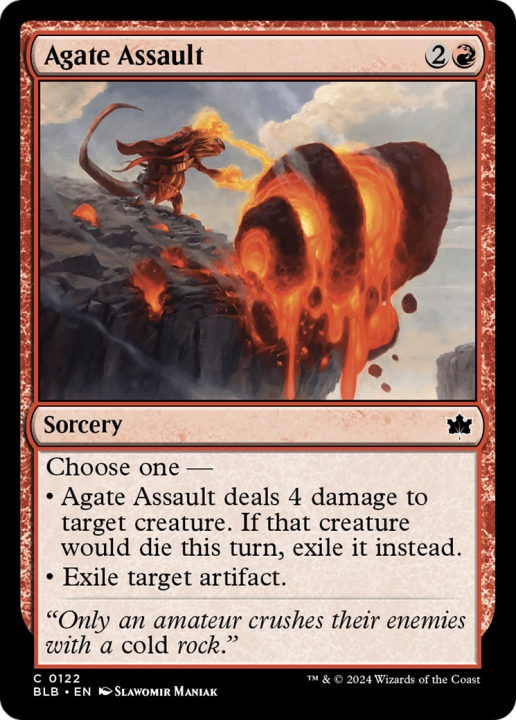 Agate Assault in the group Magic the Gathering / Sets / Bloomburrow at Proxyprinters.com (96788)