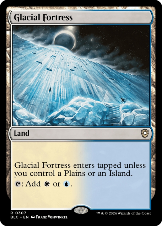 Glacial Fortress in the group Magic the Gathering / Sets / Bloomburrow Commander at Proxyprinters.com (96795)