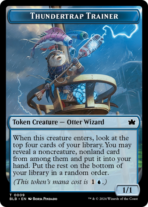 Thundertrap Trainer in the group Magic the Gathering / Sets / Bloomburrow Tokens at Proxyprinters.com (96797)