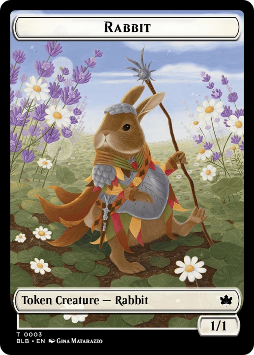 Rabbit in the group Magic the Gathering / Sets / Bloomburrow Tokens at Proxyprinters.com (96800)