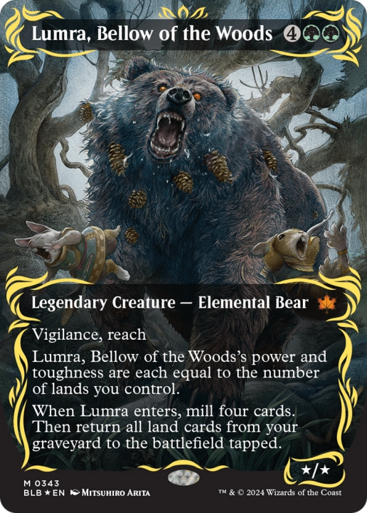 Lumra, Bellow of the Woods in the group Magic the Gathering / Sets / Bloomburrow at Proxyprinters.com (96815)