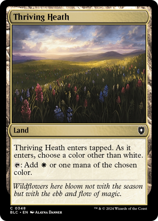 Thriving Heath in the group Magic the Gathering / Sets / Bloomburrow Commander at Proxyprinters.com (96816)