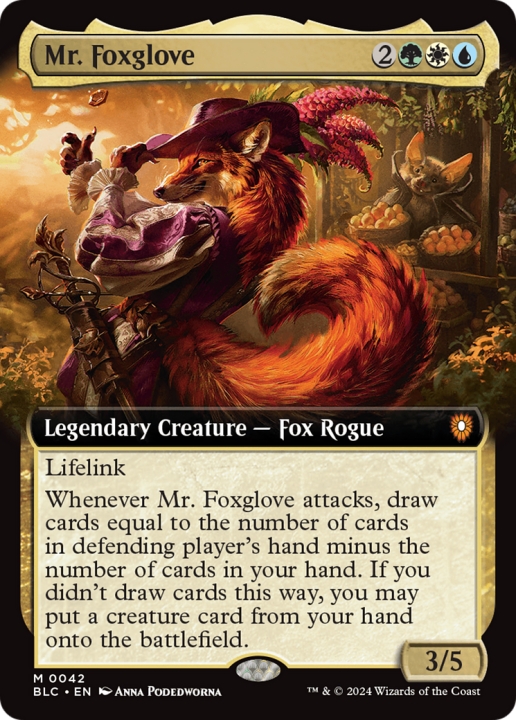 Mr. Foxglove in the group Magic the Gathering / Sets / Bloomburrow Commander at Proxyprinters.com (96817)