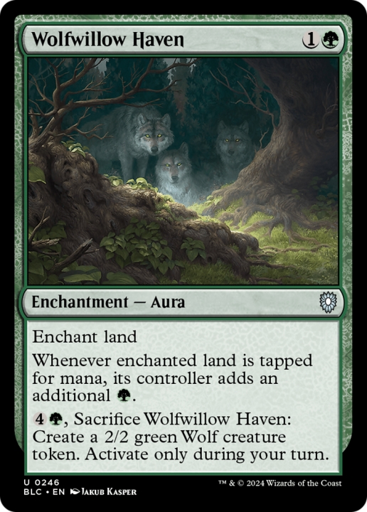 Wolfwillow Haven in the group Magic the Gathering / Sets / Bloomburrow Commander at Proxyprinters.com (96818)