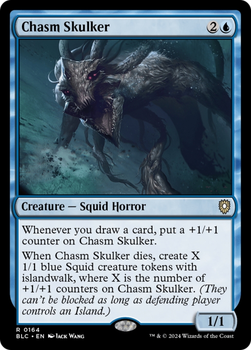 Chasm Skulker in the group Magic the Gathering / Sets / Bloomburrow Commander at Proxyprinters.com (96829)