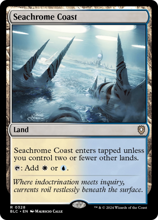 Seachrome Coast in the group Magic the Gathering / Sets / Bloomburrow Commander at Proxyprinters.com (96833)