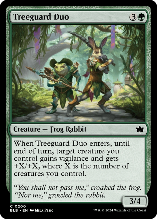 Treeguard Duo in the group Magic the Gathering / Sets / Bloomburrow at Proxyprinters.com (96839)