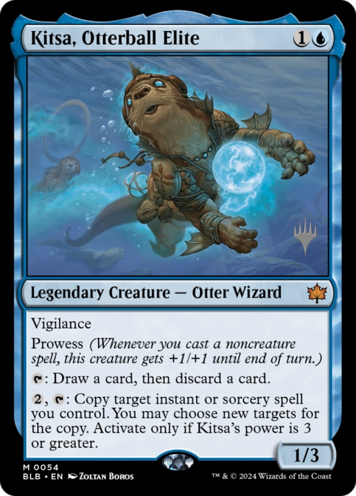 Kitsa, Otterball Elite in the group Magic the Gathering / Types / Creatures / Wizard at Proxyprinters.com (96840)