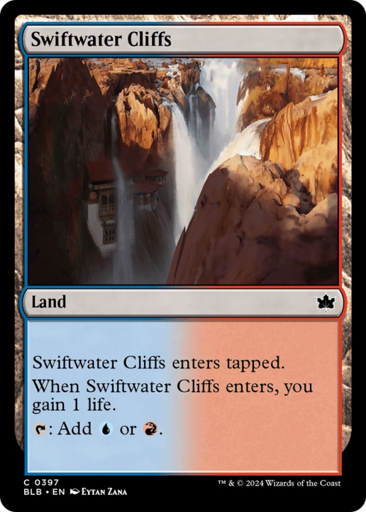 Swiftwater Cliffs in the group Magic the Gathering / Sets / Bloomburrow at Proxyprinters.com (96841)